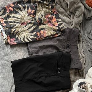 Volcom Black and Gray Shorts